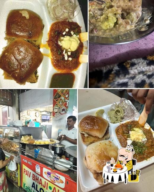 This is the image depicting food and interior at Gupta Chat Corner