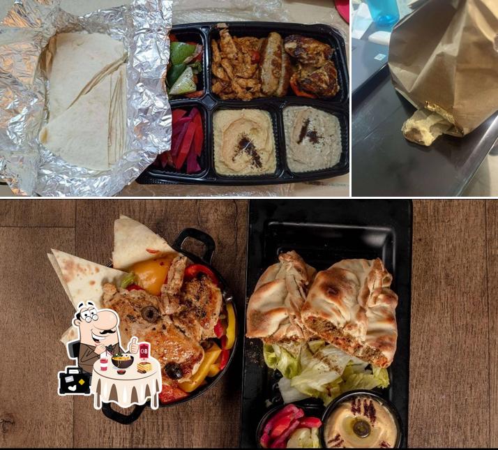 Check out the picture showing food and beverage at House Of Lebanese Restaurant