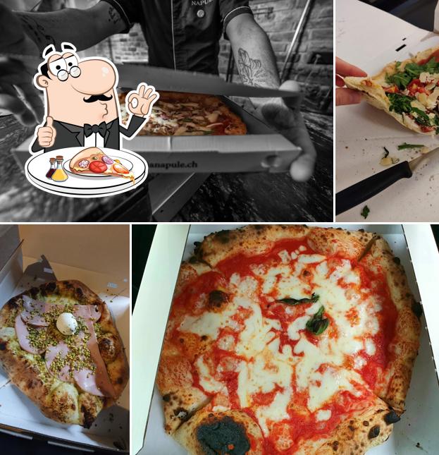 A Napulé, puoi assaggiare una bella pizza