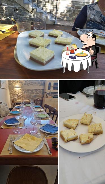 Piatto di formaggi al Agriturismo Alla Vecchia Scuola