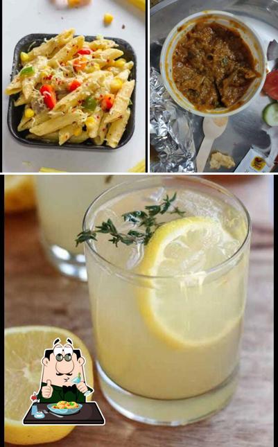 The restaurant's food and beverage