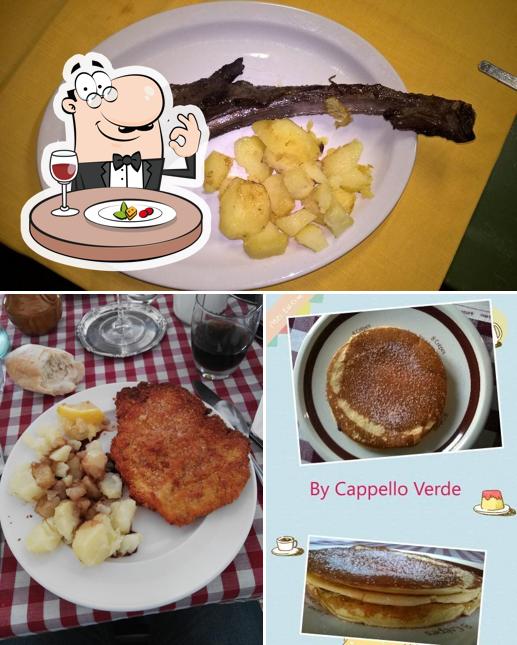 Cibo al Ristorante Cappello Verde