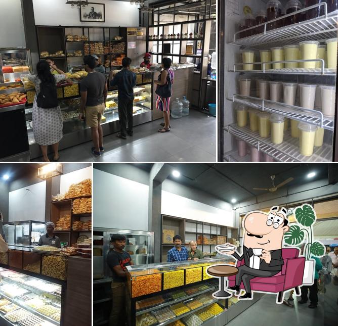 The interior of Cochin Halwa Centre