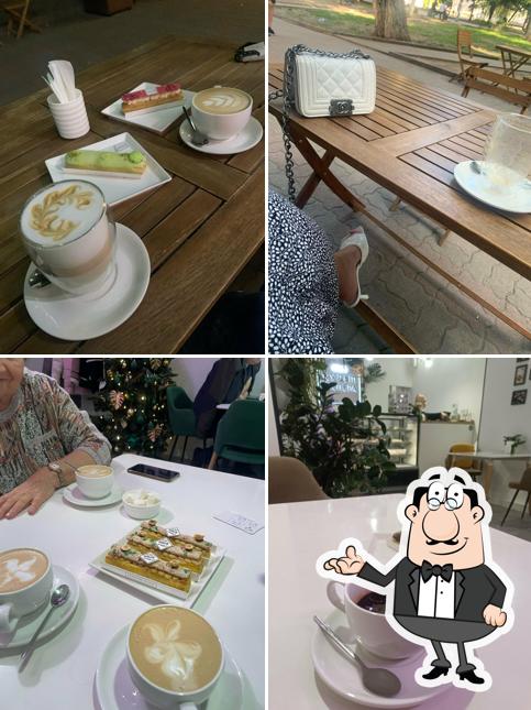 Installez-vous à l'une des tables de Cult of eclair