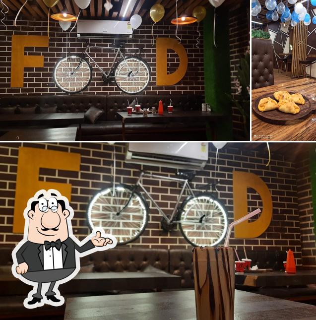 The interior of Foodese cafe & lounge