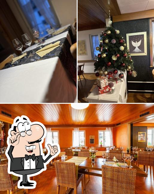 Gli interni di Restaurant Kreuz Wangen SZ