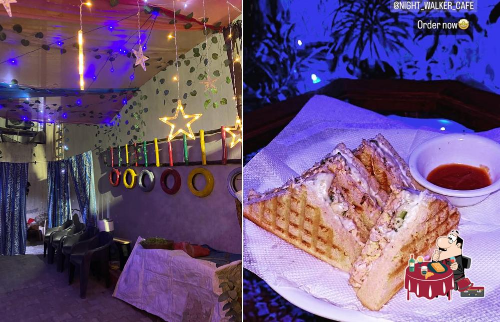 Waffles at Night Walker’s cafe