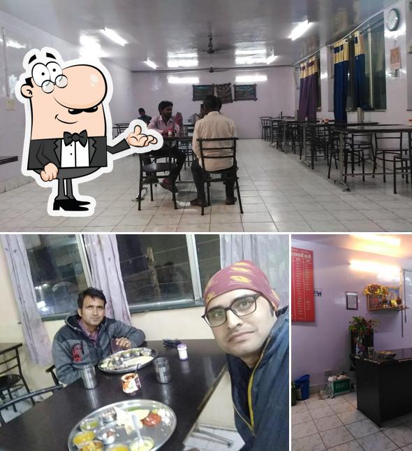 The interior of Rajhans Rajasthani Thali