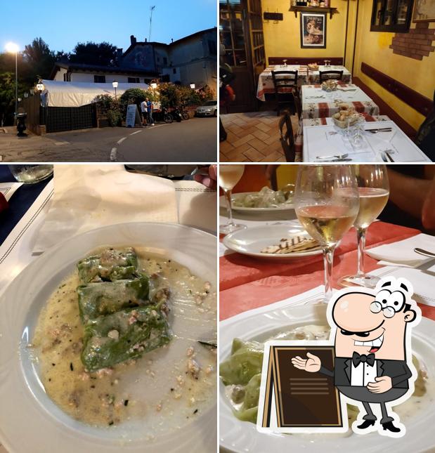 Goditi la vista dall'area esterna di Trattoria Mulino Bruciato