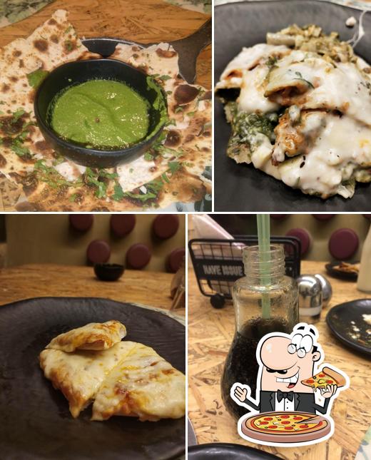 Get pizza at Tubed Courtyard