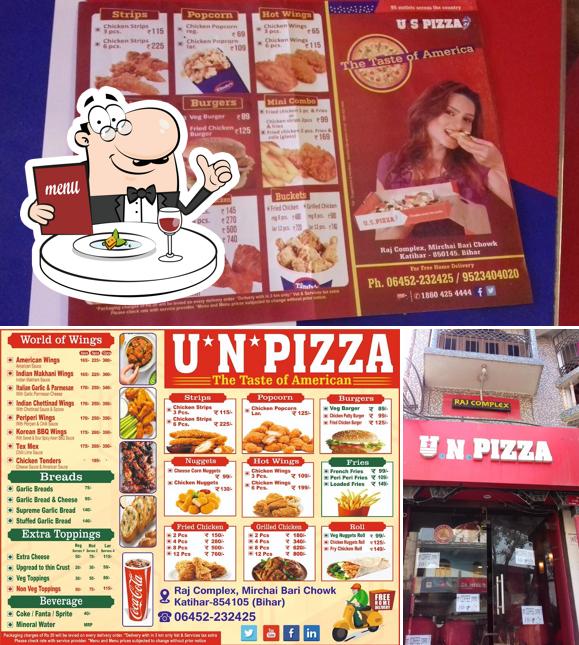 Food at U N PIZZA