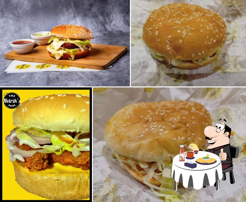 Try out a burger at The Netrik's Joint