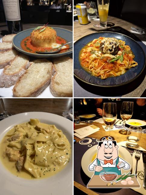 Ravioli em Oliv Restaurante