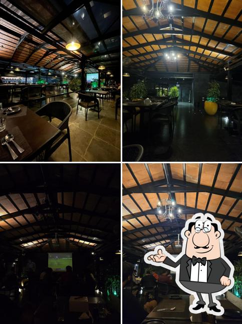 Check out how BLACK PEPPER Food & Drink Roof Top Restaurant Hotel President Mysore looks inside