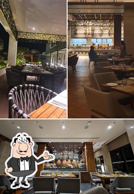 The interior of Berry Library