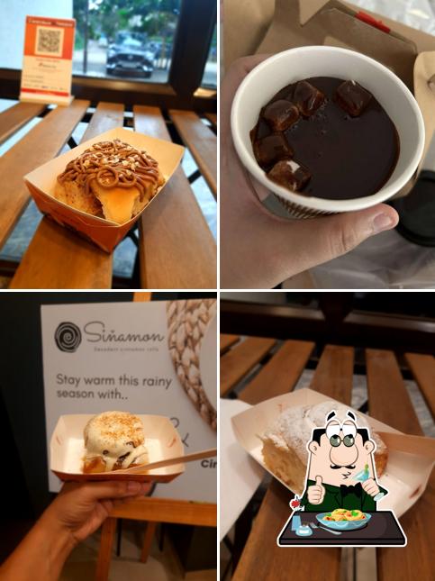 Chocolate mousse at Siňamon - Decadent Cinnamon Rolls