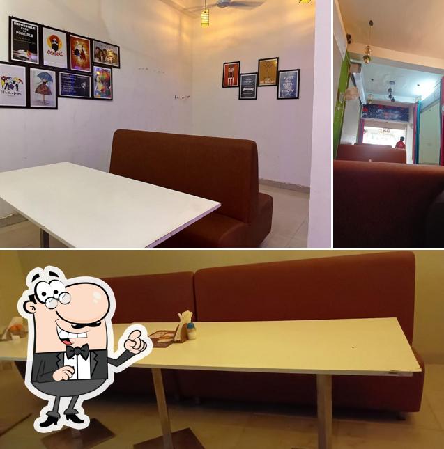 The interior of Food King Restaurant Bhiwadi