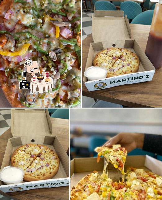 Food at Martino'z Pizza