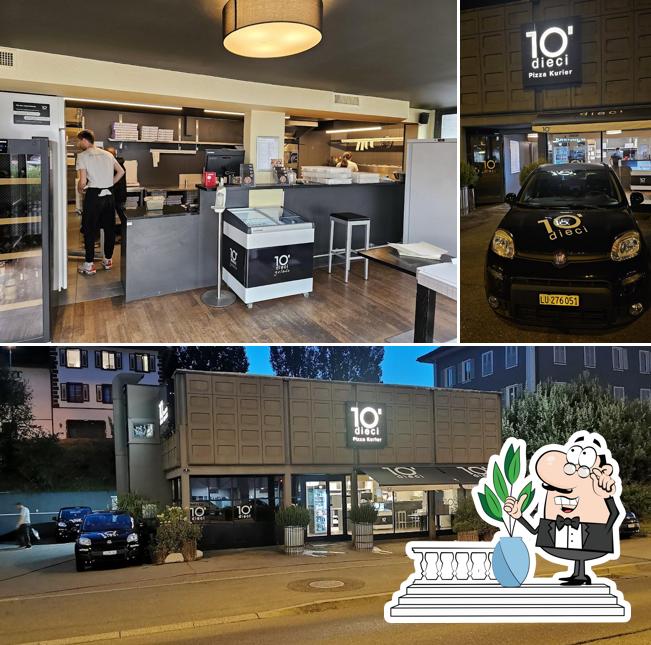 Guarda la foto che mostra la esterno e interni di dieci Pizza Kurier Ebikon-Luzern