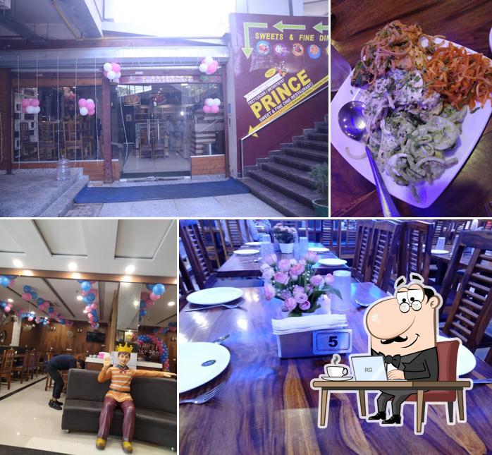 Take a seat at one of the tables at Principe Restaurant