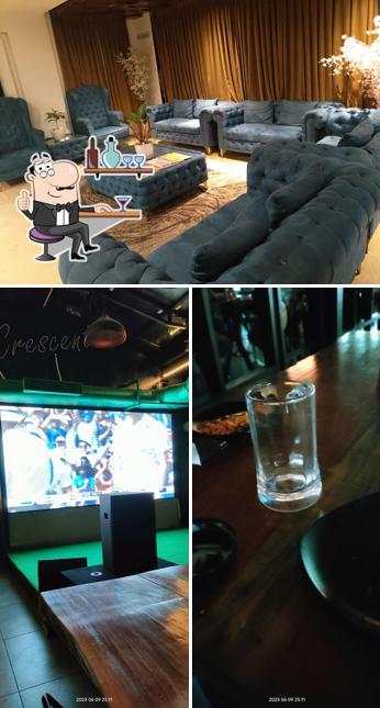 The interior of Crescent Resto Bar