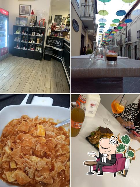 Gli interni di Owl Caffè Fondi