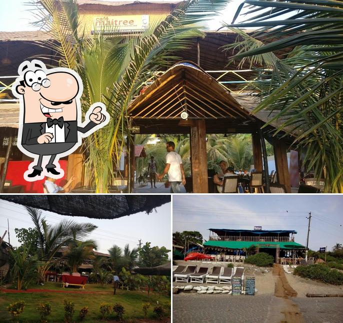 Enjoy the view at the outside area of Cafe Maitree