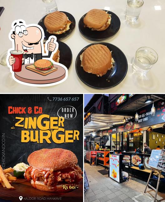 Order a burger at Chick & Co
