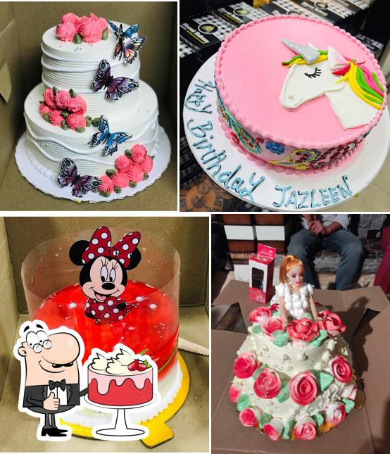 Red velvet cake at Oberoi Bakery