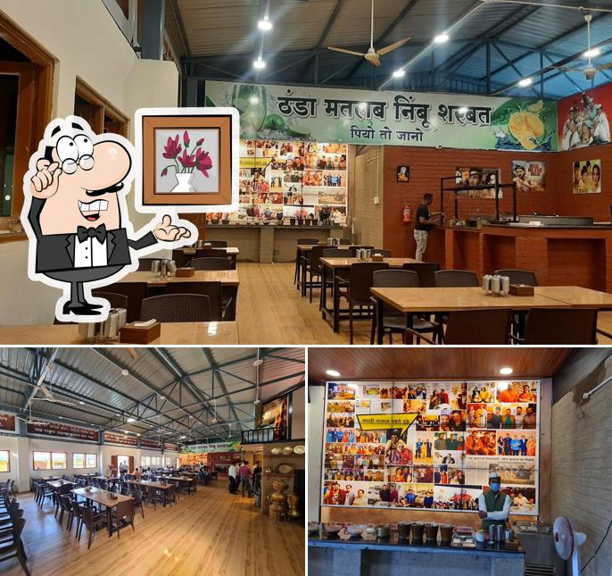 The interior of Vishnuji Ki Rasoi Latur