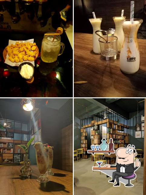 The photo of Cafe Garrage (sudden brake for hunger)’s interior and drink