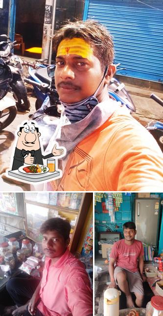 Food at Santosh Tea Stall