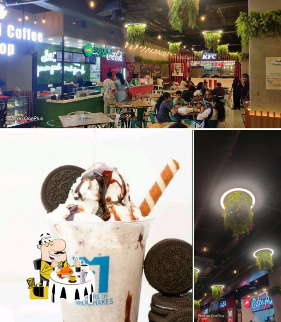 The restaurant's food and interior