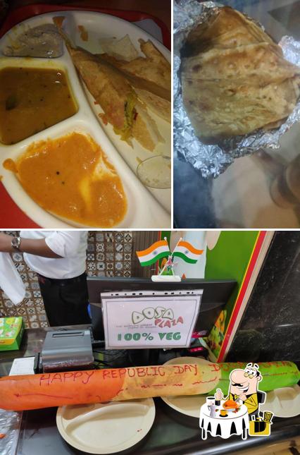Food at Dosa plaza
