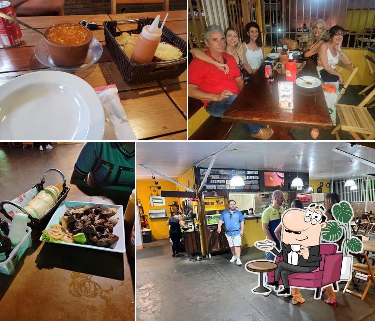 O interior do Lanchonete Big Burguer