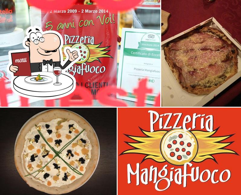 Platti al Pizzeria Mangiafuoco