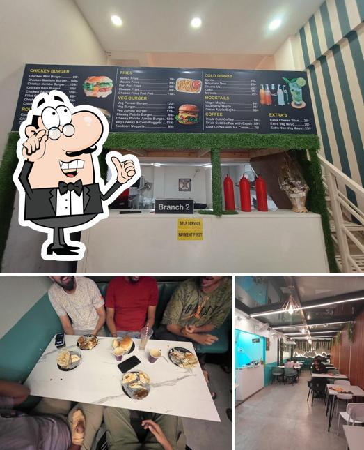 The interior of BURRGER BUZZ KOTHRUD