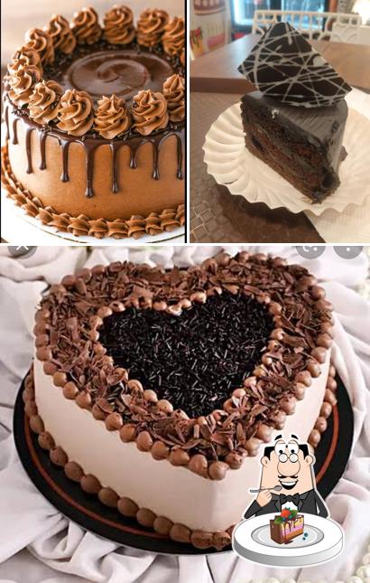 Chocolate cake at Bakers corner