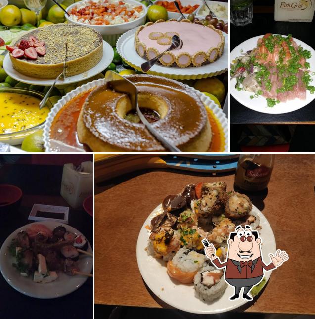Platos en Fish Grill Praia Brava