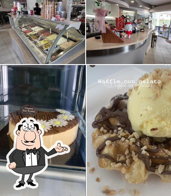 La foto della interni e cibo di Gelateria Bar Roma