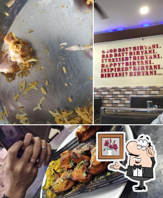 Check out how Hotel biryani square looks inside