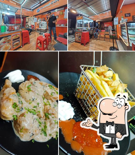 The picture of interior and food at In and Eat
