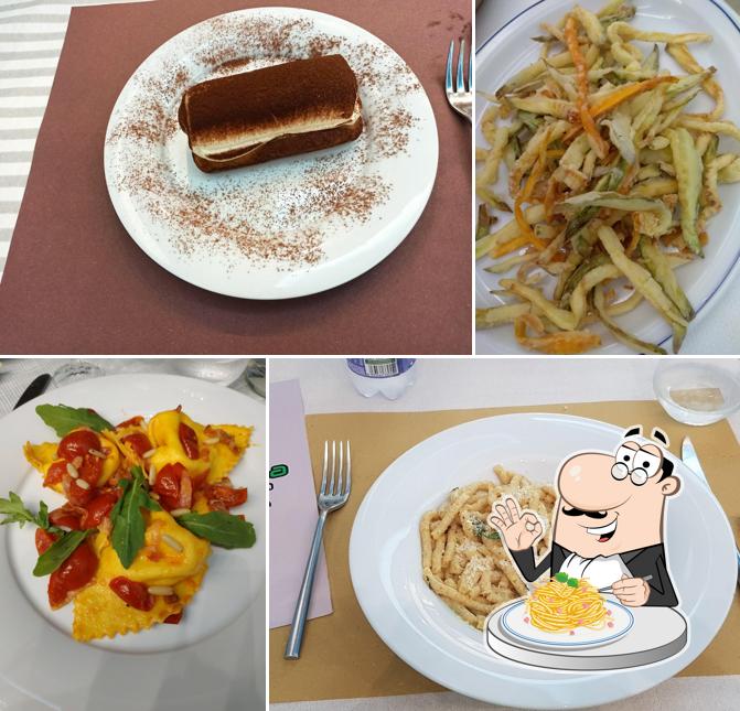 Spaghetti alla carbonara al Rosticceria La Mela