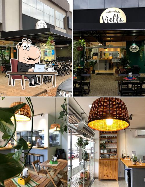 Veja imagens do interior do Viella Pizzeria