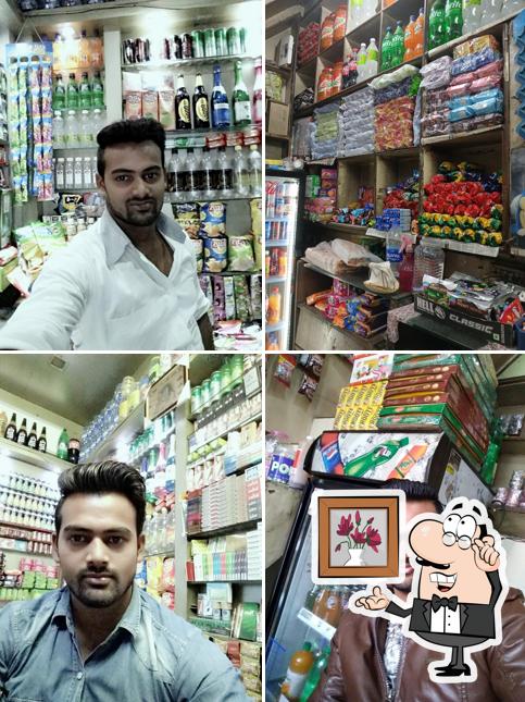 The interior of Viraj Confectionary