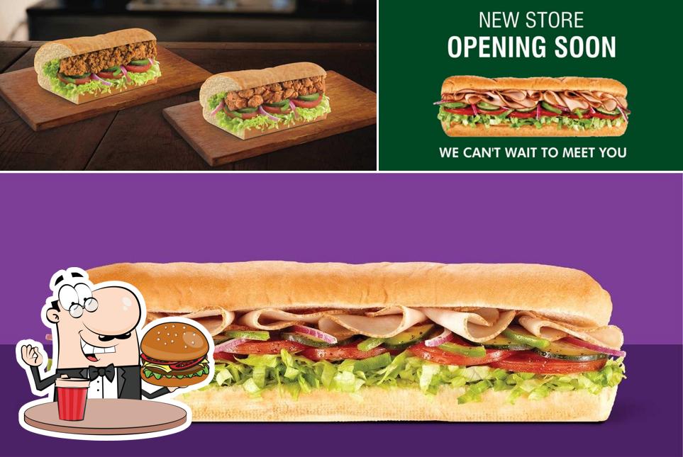 Order one of the burgers available at Subway Avinashi Road
