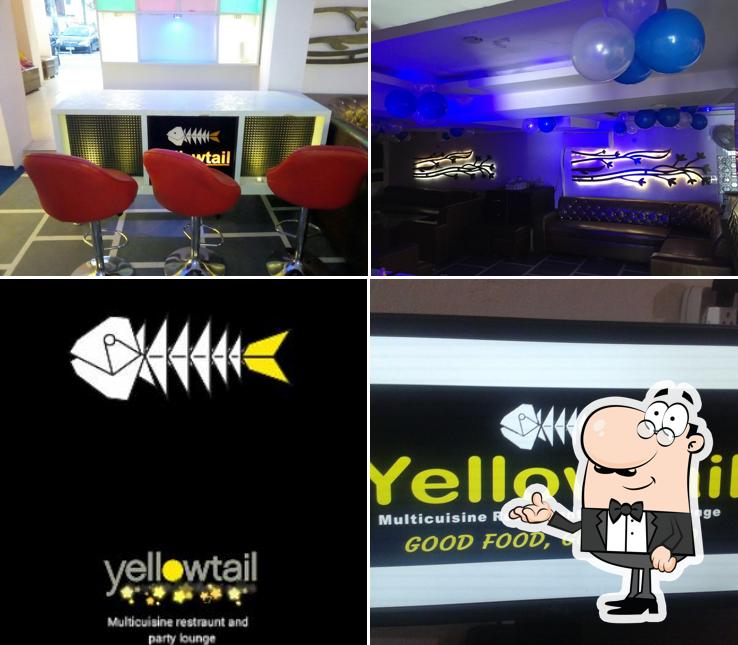 The interior of Yellowtail Restaurant and party lounge