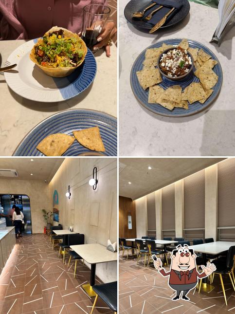 The picture of Amado’s food and interior