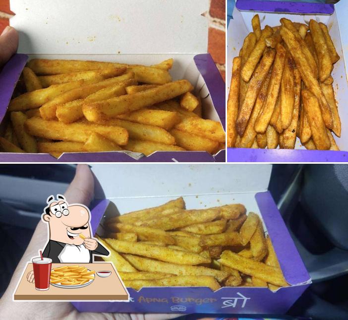 French fries at Apna Burger