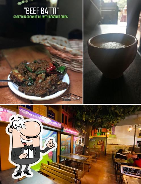 Among different things one can find interior and beverage at Chandni Chowk Restaurant